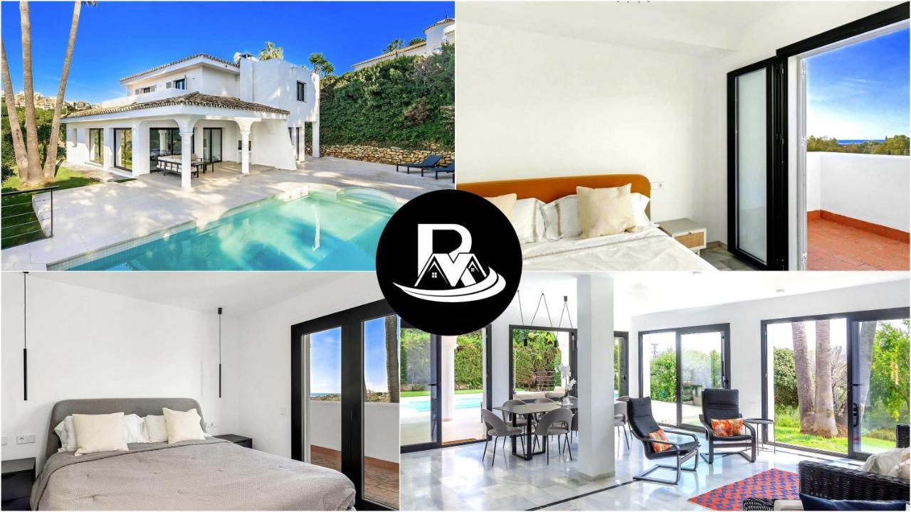 4 Bdrms Charming 3 Palms In Elviria, Sea Views! Villa *